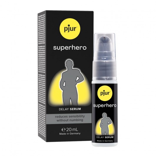 Пролонгатор-сыворотка pjur Superhero Delay Serum - 20 мл. - Pjur - купить с доставкой в Тюмени