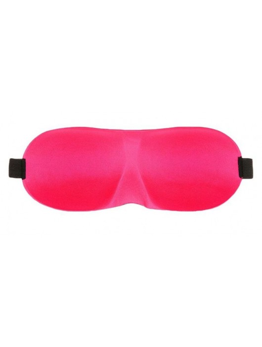 Розовая глухая маска на резинке - Sitabella - купить с доставкой в Тюмени