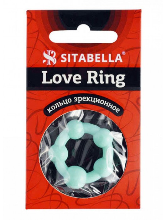 Цветное эрекционное кольцо с 5 бусинами Love Ring - Sitabella - в Тюмени купить с доставкой