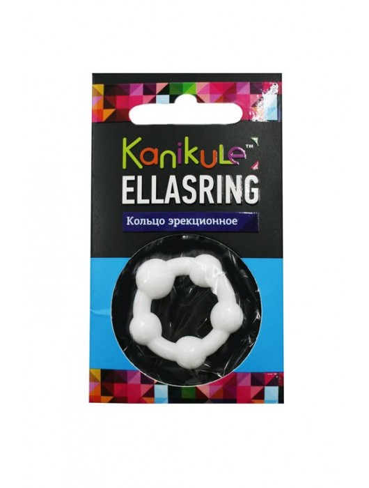 Цветное эрекционное кольцо с шариками Ellasring - Sitabella - в Тюмени купить с доставкой