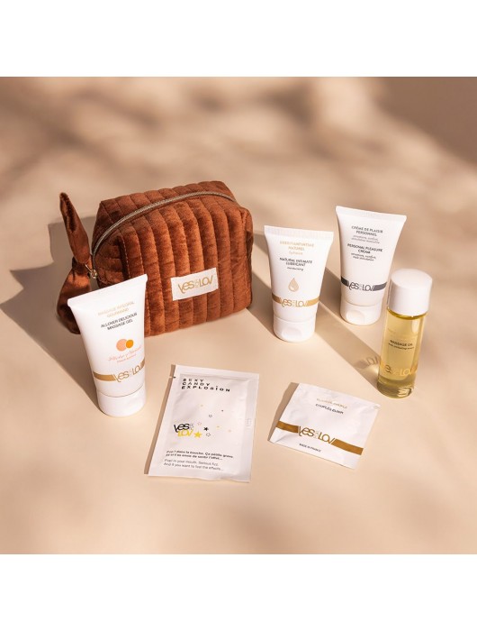 Набор YESforLOV La Trousse Enchantée в коричневой косметичке - YESforLOV - купить с доставкой в Тюмени