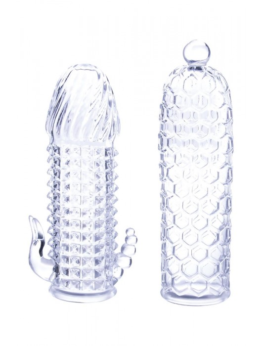 Набор из 2 прозрачных насадок на член Seductive Tickler Sleeves Set - NMC - в Тюмени купить с доставкой