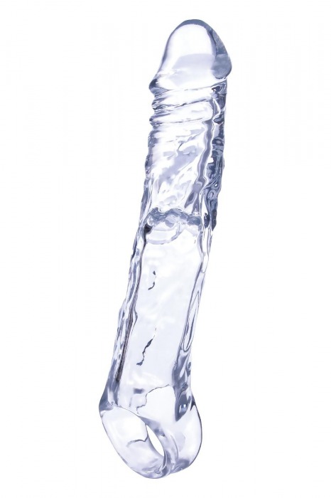 Прозрачная насадка-удлинитель Length Enhancer с подхватом - 22,3 см. - NMC - в Тюмени купить с доставкой