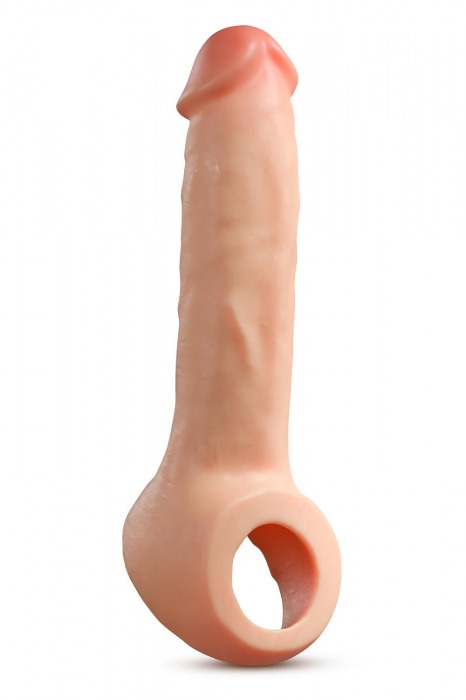 Телесная насадка-удлинитель Thrive 8.75 Inch Realistic Penis Extender Sleeve - 22,2 см. - Blush Novelties - в Тюмени купить с доставкой