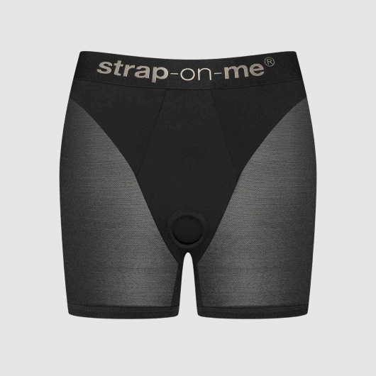 Трусики-шорты для фиксации насадок Strap-on-me Harness Lingerie Halo - size M - Strap-on-me - купить с доставкой в Тюмени