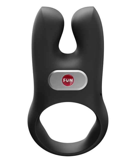 Черное эрекционное виброкольцо Nos - Fun Factory - в Тюмени купить с доставкой