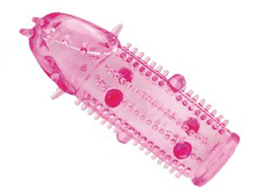 Розовая насадка на пенис с закрытой головкой - Sextoy 2011 - в Тюмени купить с доставкой