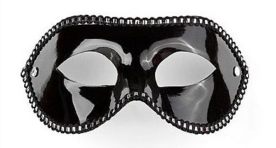 Чёрная маска Mask For Party Black - Shots Media BV - купить с доставкой в Тюмени