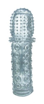 Насадка на фаллос с закрытой головкой, шипами и ребрышками - Sextoy 2011 - в Тюмени купить с доставкой