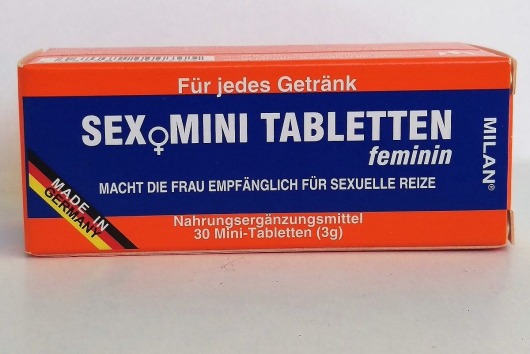 Возбуждающие таблетки для женщин Sex-Mini-Tabletten feminin - 30 таблеток (100 мг.) - Milan Arzneimittel GmbH - купить с доставкой в Тюмени