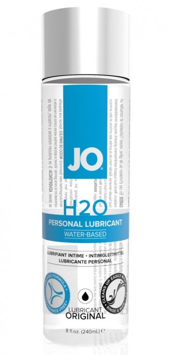 Нейтральный лубрикант на водной основе JO Personal Lubricant H2O - 240 мл. - System JO - купить с доставкой в Тюмени