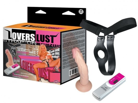 Поясной вибратор-страпон Lovers lust - 15,2 см. - NMC - купить с доставкой в Тюмени