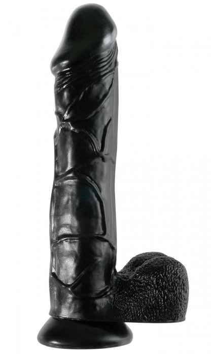 Чёрный фаллоимитатор-гигант 12  Mega Dildo -32,4 см. - Pipedream