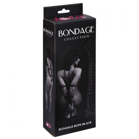 Черная веревка Bondage Collection Black - 3 м. - Lola Games - купить с доставкой в Тюмени