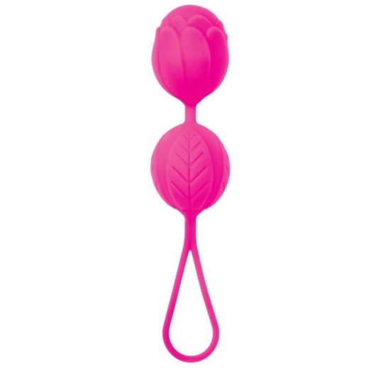 Розовые вагинальные шарики с петелькой для извлечения - A-toys