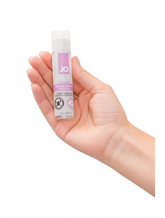 Лубрикант на водной основе для женщин JO AGAPE ORIGINAL - 30 мл. - System JO - купить с доставкой в Тюмени