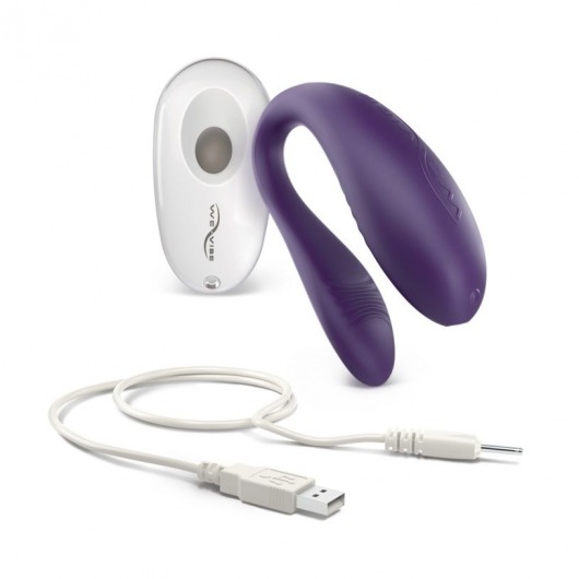 Фиолетовый вибратор для пар We-Vibe Unite Purple - We-vibe