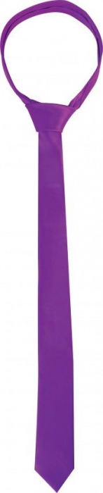 Фиолетовая лента-галстук для бандажа Tie Me Up - Shots Media BV - купить с доставкой в Тюмени