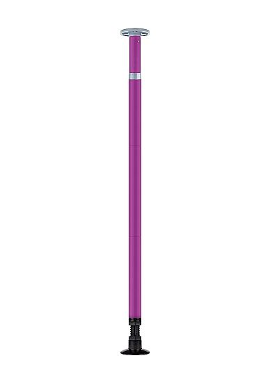 Фиолетовый регулируемый шест для танцев - Shots Media BV - купить с доставкой в Тюмени