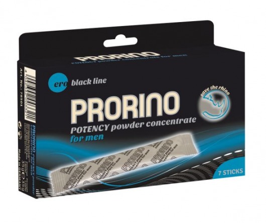 БАД для мужчин PRORINO M black line powder - 7 саше (6 гр.) - Ero - купить с доставкой в Тюмени