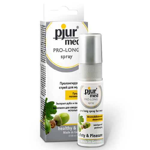 Пролонгирующий спрей с экстрактом дуба и пантенолом pjur MED Pro-long Spray - 20 мл. - Pjur - купить с доставкой в Тюмени