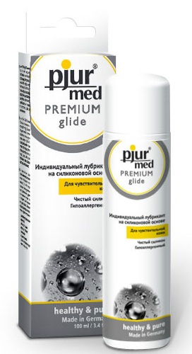 Гипоаллергенный силиконовый лубрикант pjur MED Premium glide - 100 мл. - Pjur - купить с доставкой в Тюмени