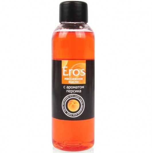 Массажное масло Eros exotic с ароматом персика - 75 мл. - Биоритм - купить с доставкой в Тюмени
