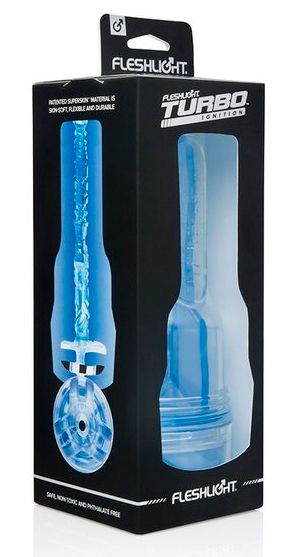 Мастурбатор Fleshlight Turbo - Ignition Blue Ice - Fleshlight - в Тюмени купить с доставкой