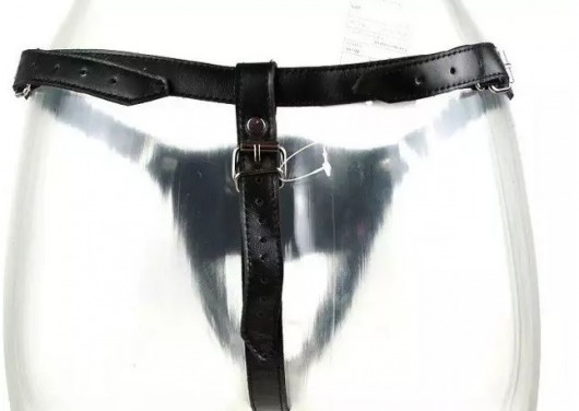 Женский страпон с красной гелевой насадкой-фаллосом - 18 см. - Подиум - купить с доставкой в Тюмени