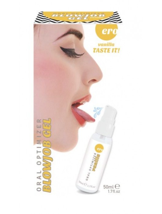 Увлажняющий гель для орального секса с ароматом ванили - 50 мл. - Ero - купить с доставкой в Тюмени