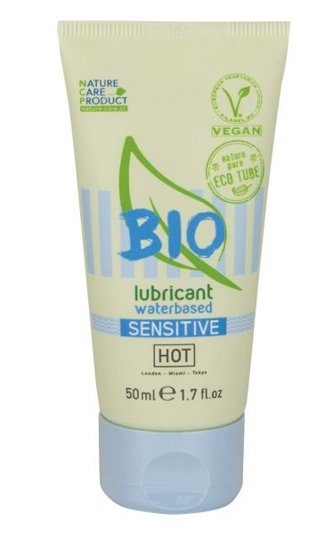 Органический лубрикант для чувствительной кожи Bio Sensitive - 50 мл. - HOT - купить с доставкой в Тюмени