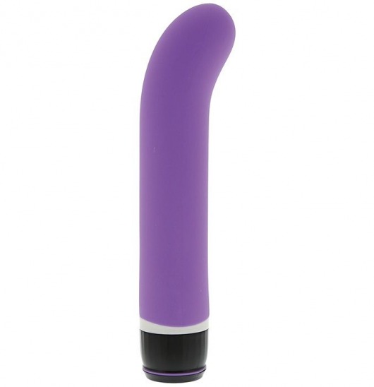 Фиолетовый вибратор PURRFECT SILICONE CLASSIC G-SPOT PURPLE - 17,5 см. - Dream Toys