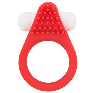 Красное эрекционное кольцо LIT-UP SILICONE STIMU RING 1 RED - Dream Toys - в Тюмени купить с доставкой