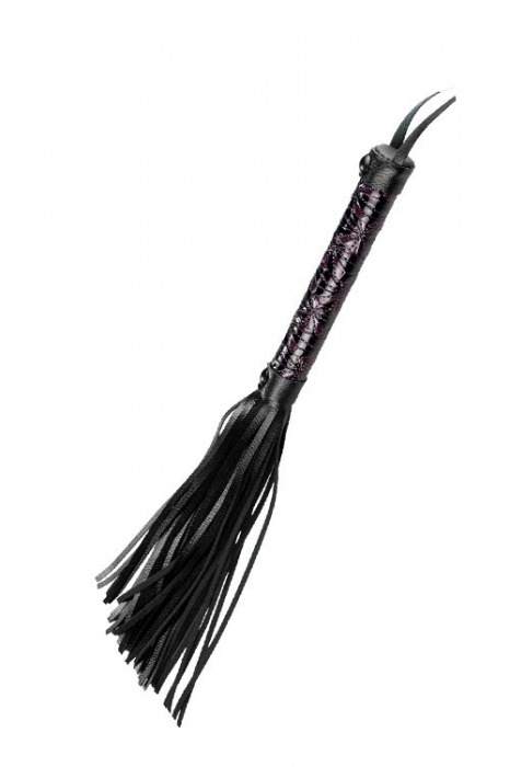 Фиолетово-черная плеть BLAZE WHIP PURPLE - Dream Toys - купить с доставкой в Тюмени