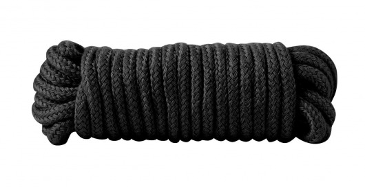 Чёрная хлопковая верёвка Bondage Rope 16 Feet - 5 м. - Blush Novelties - купить с доставкой в Тюмени