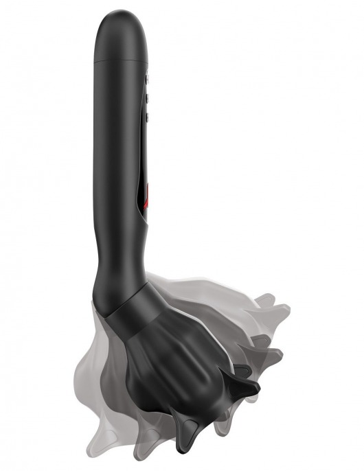 Чёрный вибростимулятор для головки члена с эффектом всасывания Vibrating Roto-Sucker - Pipedream - в Тюмени купить с доставкой