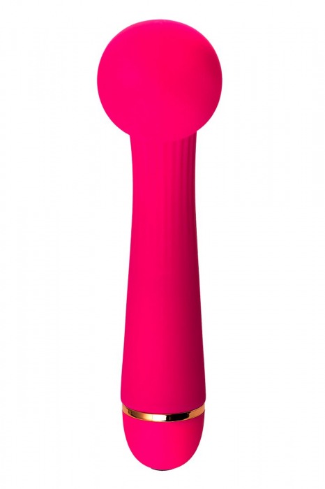 Розовый вибратор с шаровидной головкой - 20 см. - A-toys
