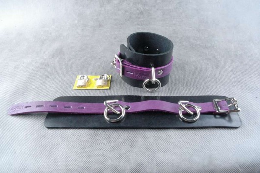Чёрно-фиолетовые не подшитые наножники - Beastly - купить с доставкой в Тюмени