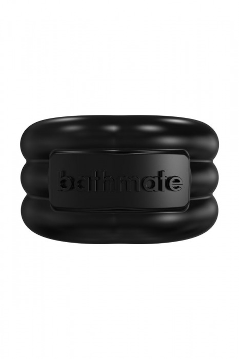 Чёрное эрекционное виброкольцо Stretch - Bathmate - в Тюмени купить с доставкой