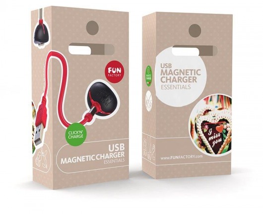 Зарядное устройство USB Magnetic Charger для вибраторов Fun Factory - Fun Factory - купить с доставкой в Тюмени