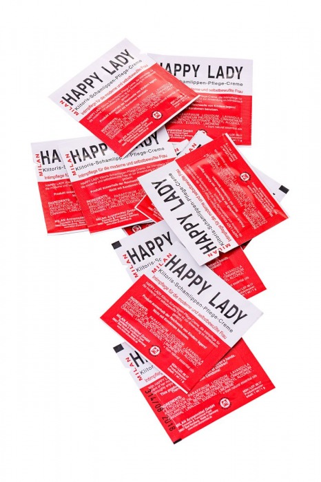Набор из 10 пробников крема для усиления возбуждения у женщины Happy Lady - Milan Arzneimittel GmbH - купить с доставкой в Тюмени