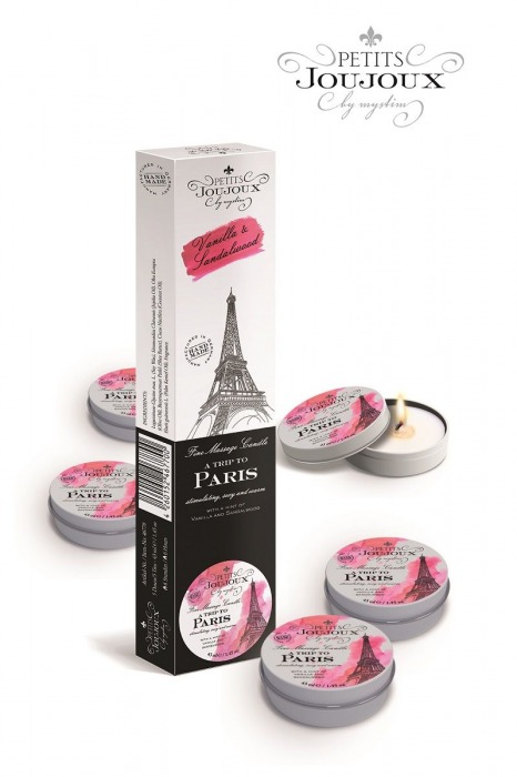Набор из 5 свечей Petits Joujoux Paris с ароматом ванили и сандала - MyStim - купить с доставкой в Тюмени