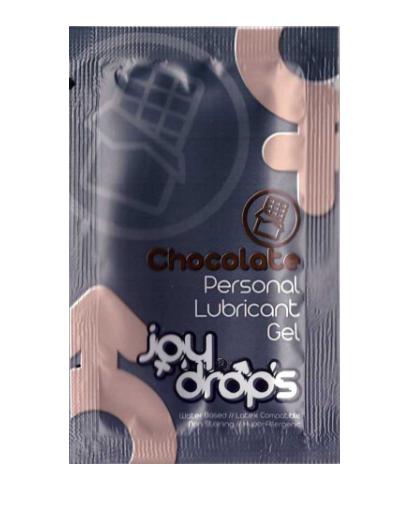 Пробник смазки на водной основе с ароматом шоколада JoyDrops Chocolate - 5 мл. - JoyDrops - купить с доставкой в Тюмени