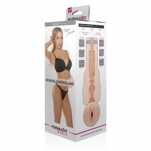 Мастурбатор-вагина Fleshlight Girls - Kendra Sunderland Angel - Fleshlight - в Тюмени купить с доставкой