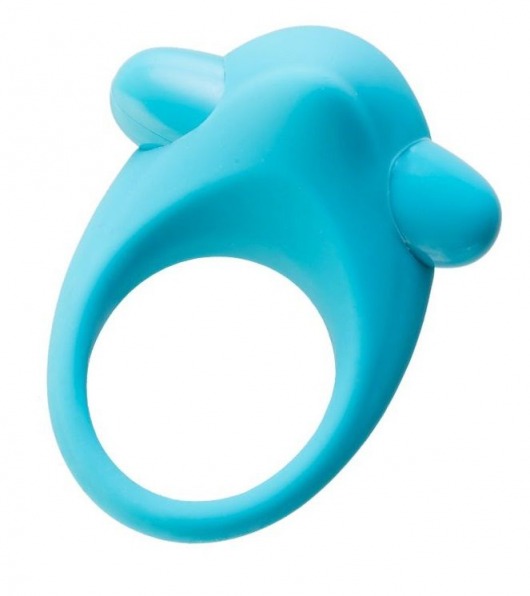 Голубое эрекционное силиконовое кольцо TOYFA A-Toys - A-toys - в Тюмени купить с доставкой