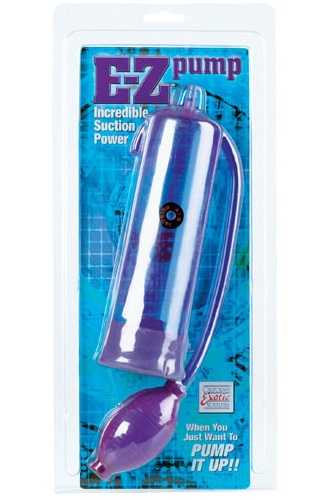 Фиолетовая вакуумная помпа E-Z Pump - California Exotic Novelties - в Тюмени купить с доставкой