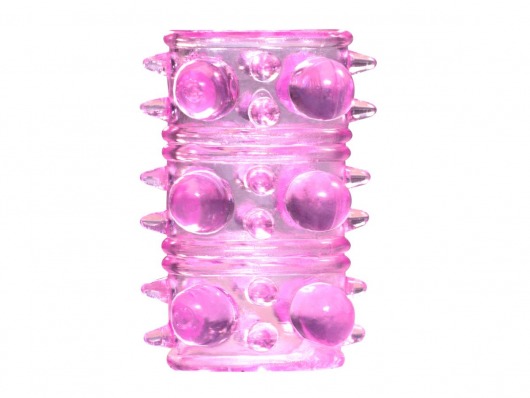 Розовая насадка на пенис Rings Armour - Lola Games - в Тюмени купить с доставкой