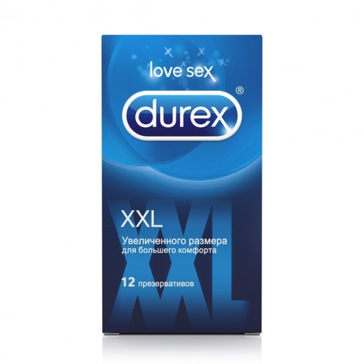 Презервативы увеличенного размера Durex XXL - 12 шт. - Durex - купить с доставкой в Тюмени
