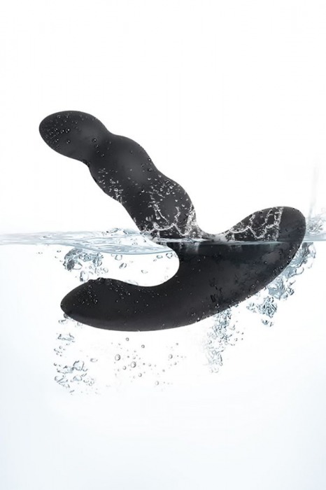 Черный силиконовый стимулятор простаты Levett Nitoc с пультом ДУ - Levett - в Тюмени купить с доставкой