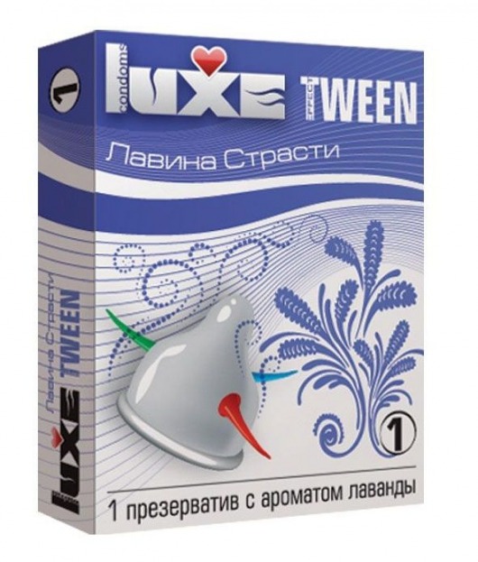 Презерватив Luxe Tween  Лавина страсти  с ароматом лаванды - 1 шт. - Luxe - купить с доставкой в Тюмени